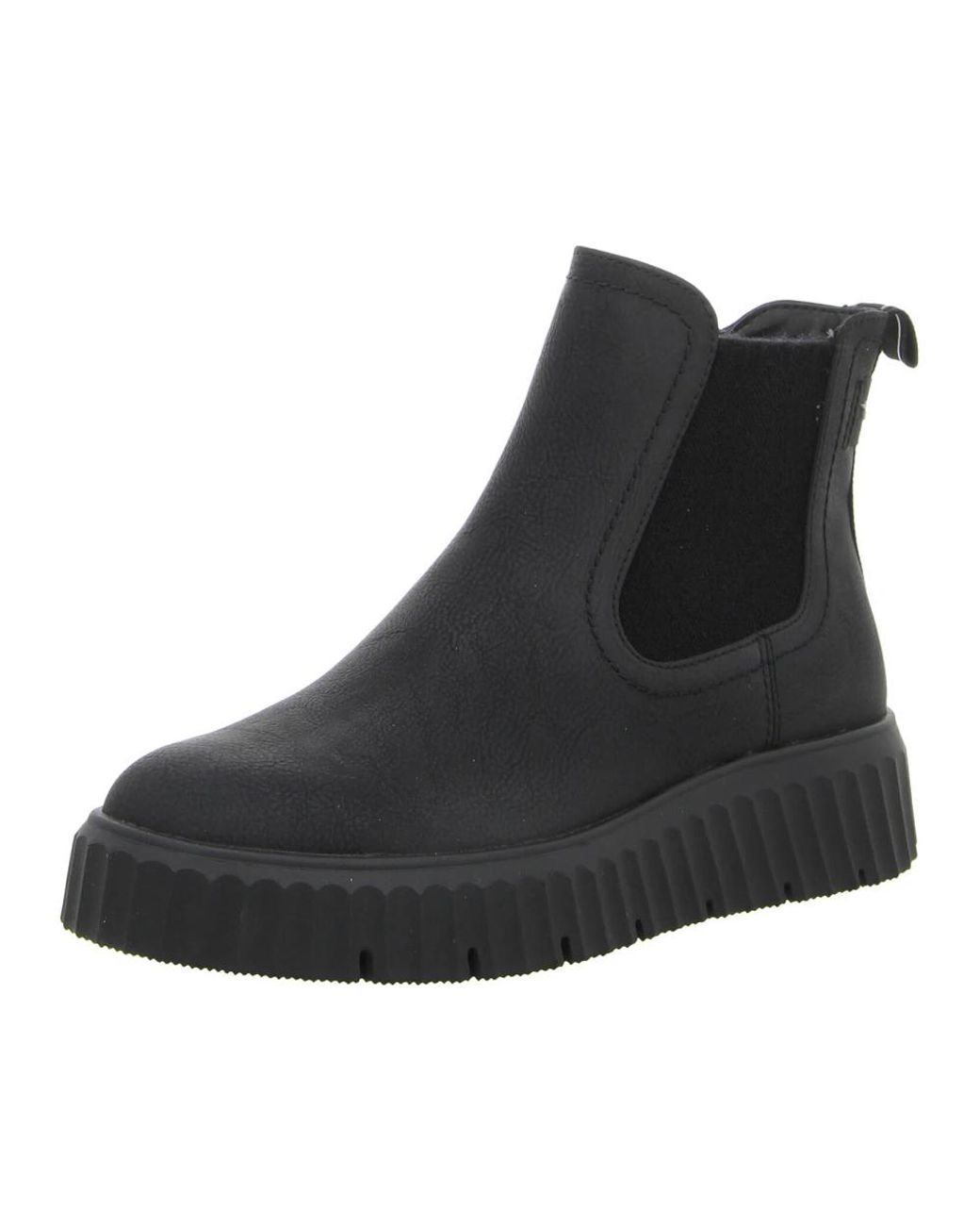 Tamaris Black Chelsea Boots