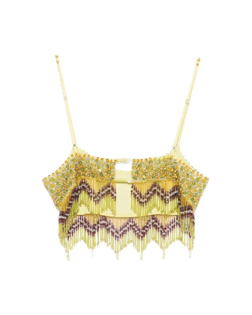 Sleeveless Tops Bode en coloris Yellow