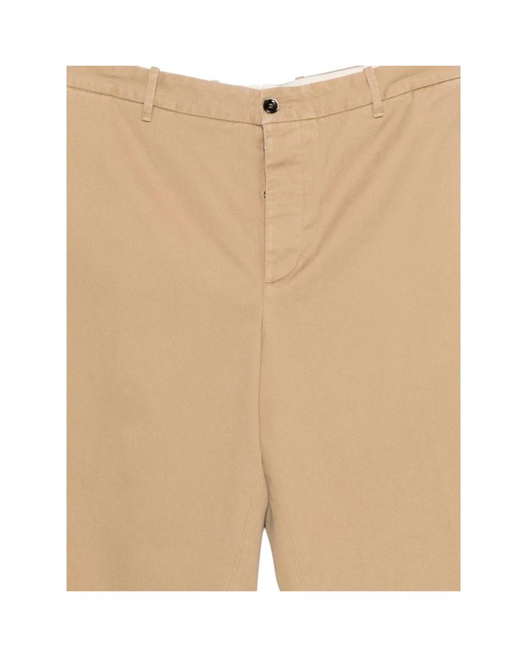 Nine:inthe:morning Natural Straight Trousers for men