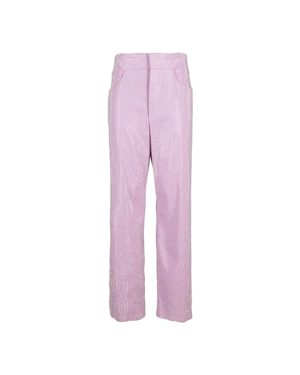 GIUSEPPE DI MORABITO Purple Straight Trousers