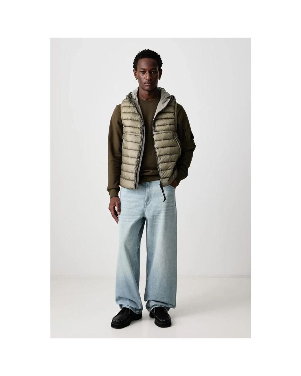 C P Company Green Waistcoats for men