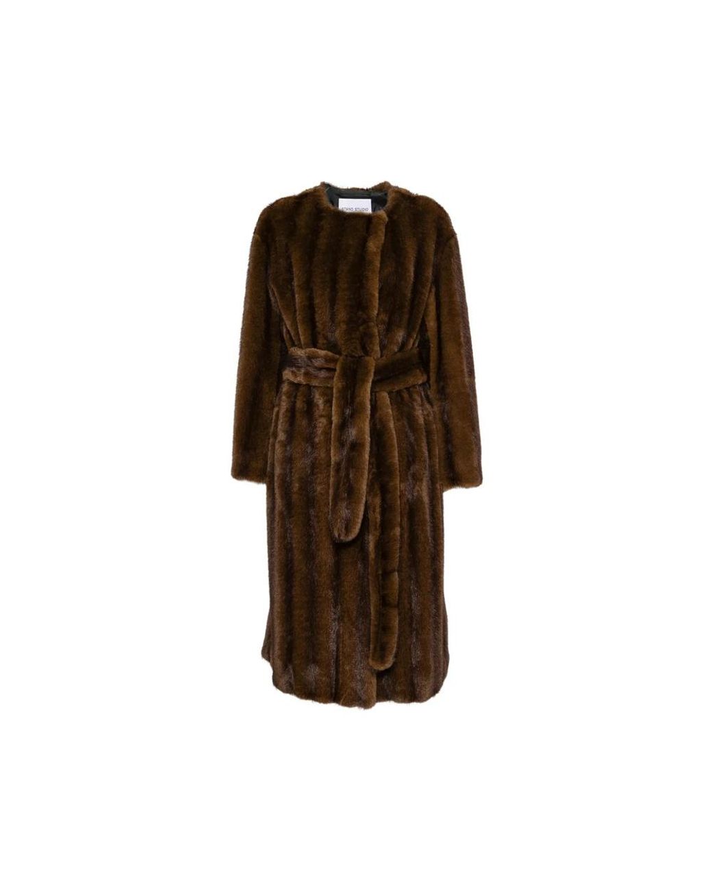 Belted Coats Stand Studio en coloris Brown
