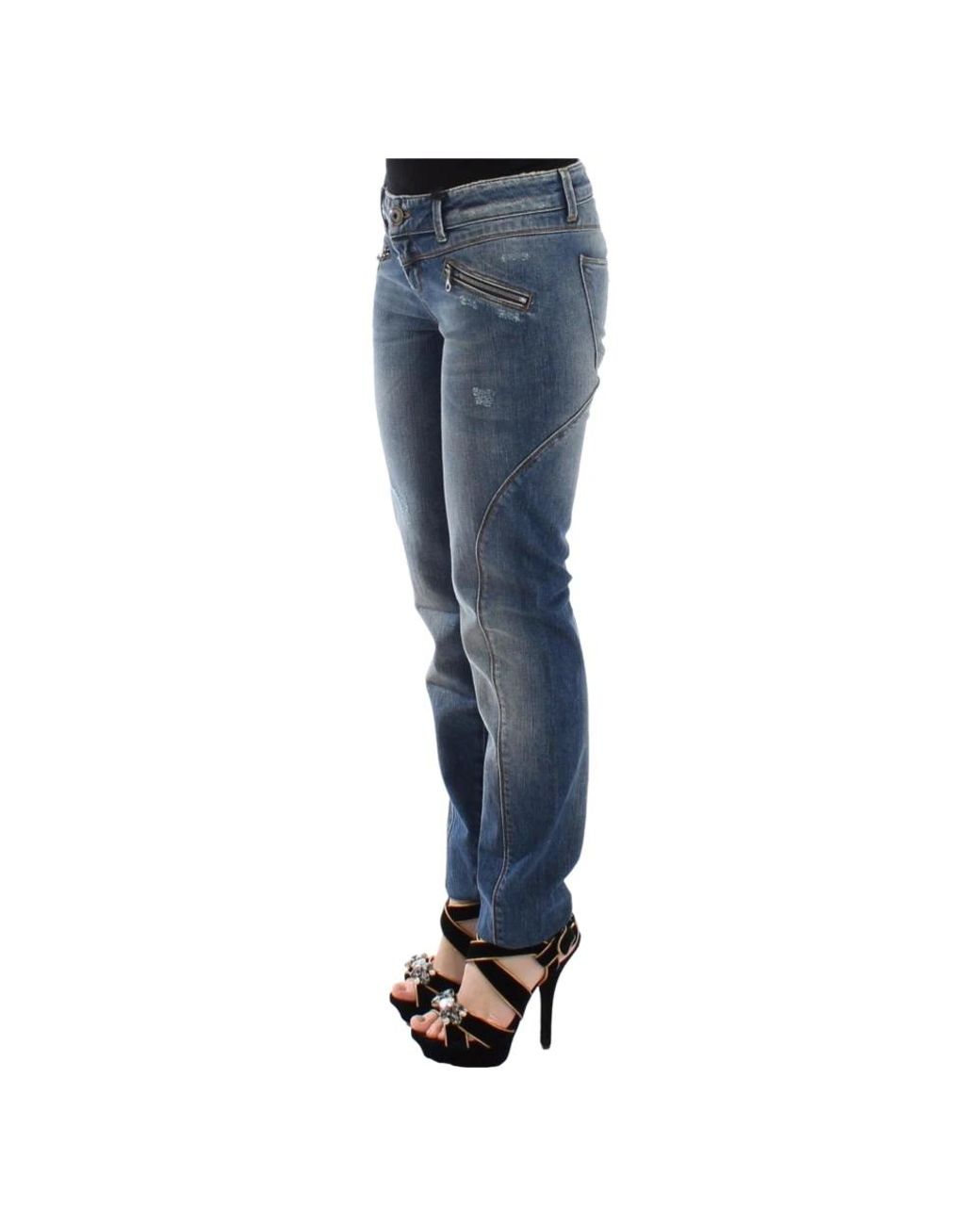 Ermanno Scervino Blue Slim Fit Jeans