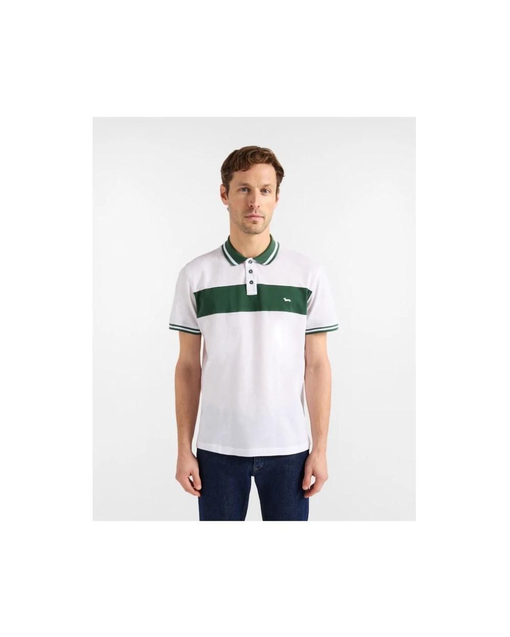 Harmont & Blaine Green Polo Shirts for men