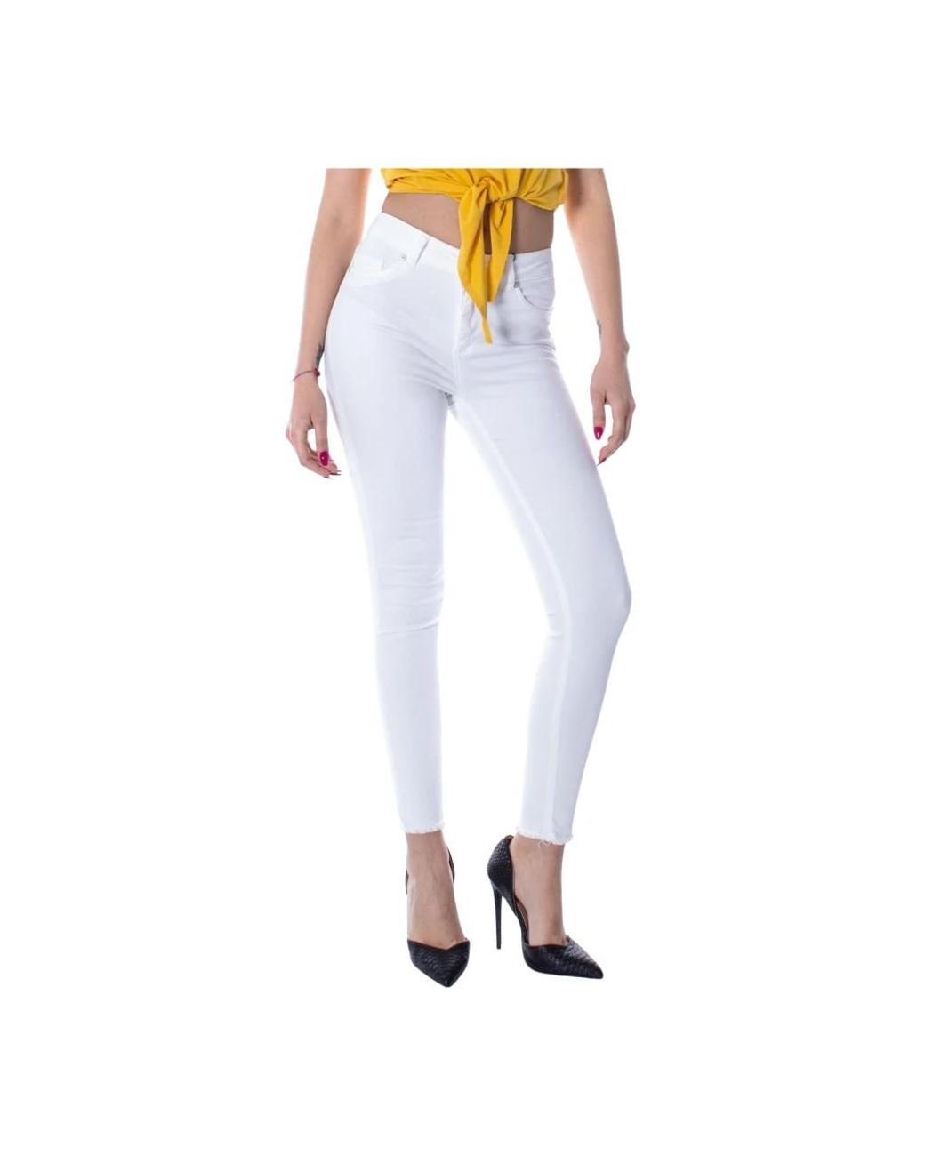 ONLY White Skinny Jeans