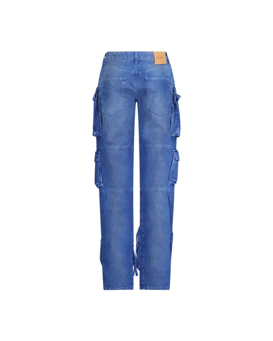 The Attico Blue Straight Fit Jeans