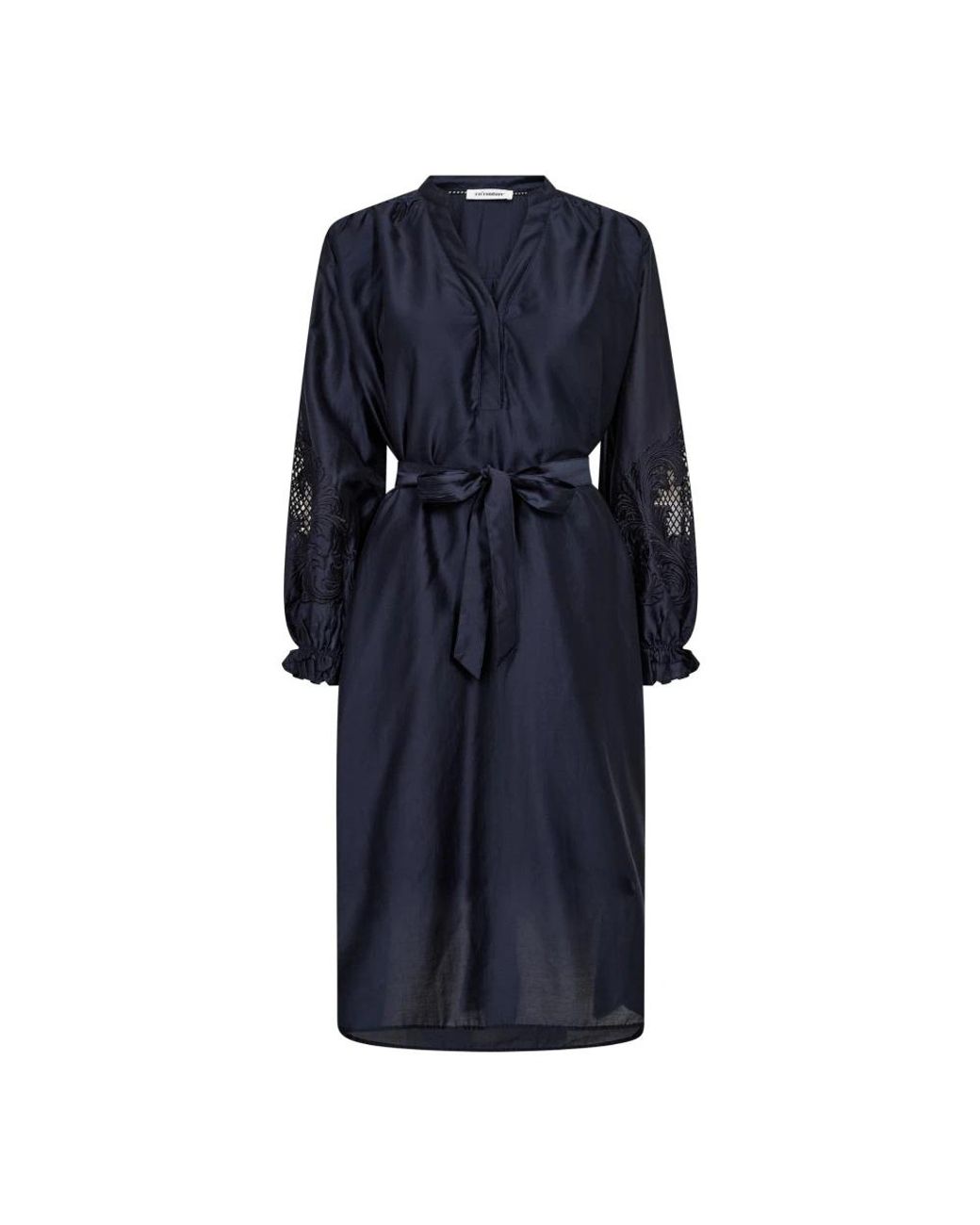 Midi Dresses co'couture de color Blue