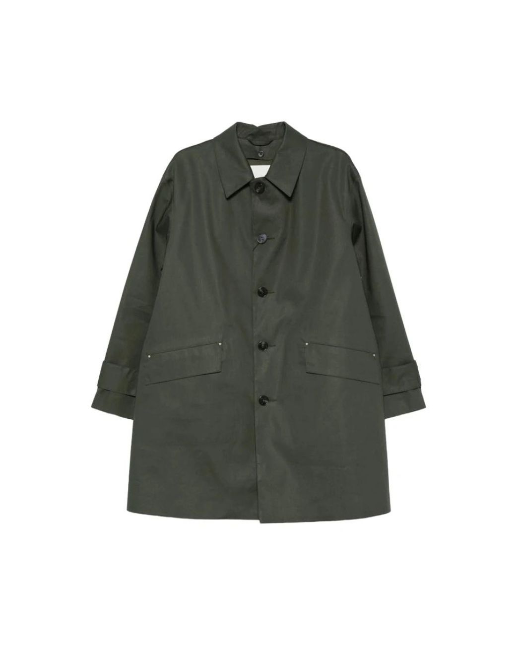 Mackintosh Green Single-Breasted Coats for men