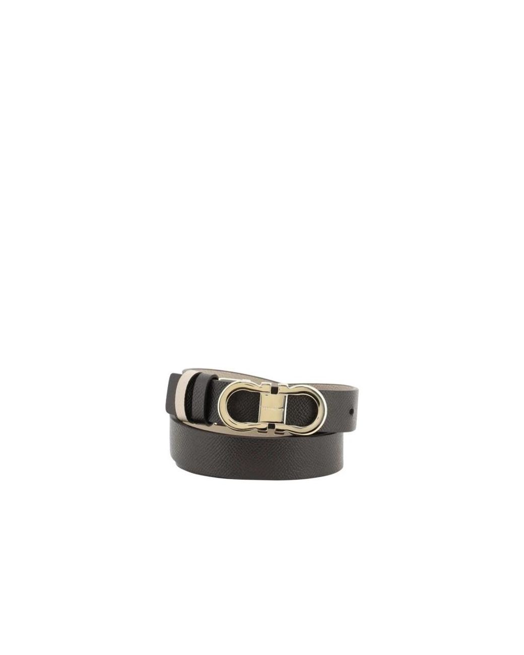 Ferragamo Reversible Gancio Riem in het Black
