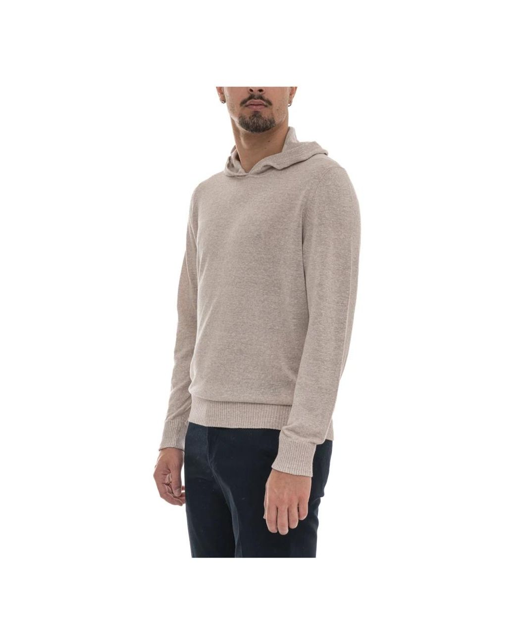 Gran Sasso Gray Hoodies for men