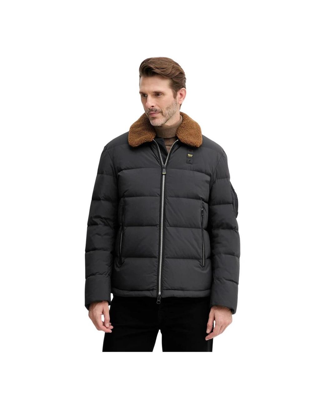 Blauer Reynold Puffer Jacket in het Black voor heren