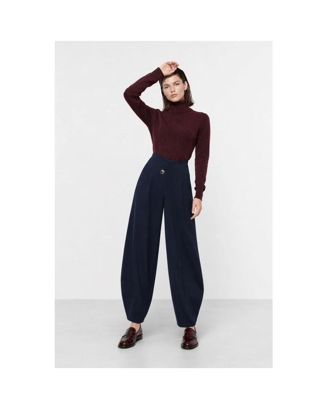 Kocca Blue Tapered Trousers