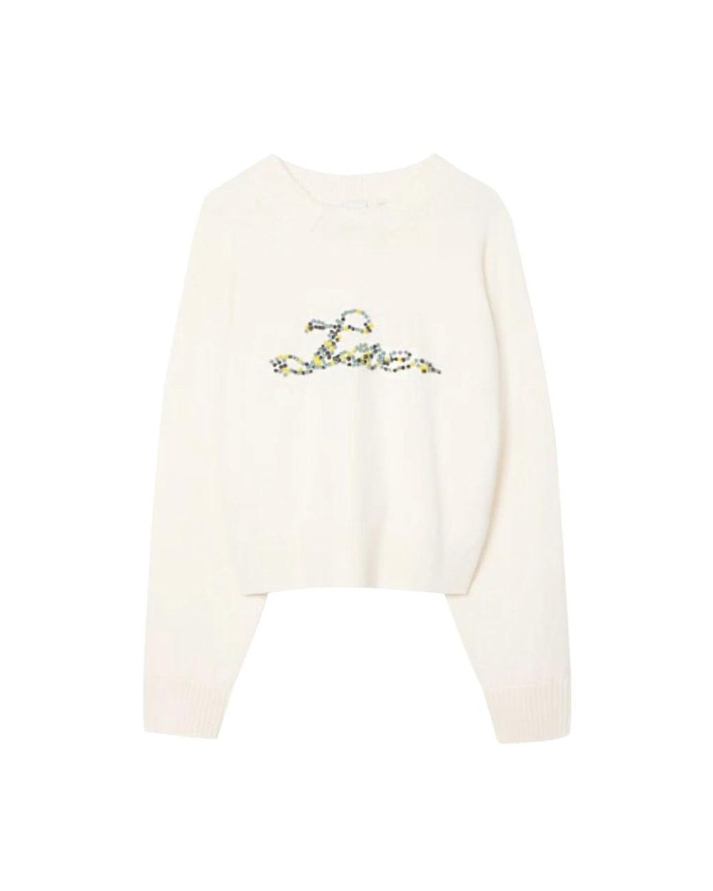 Paul Smith White Round-Neck Knitwear