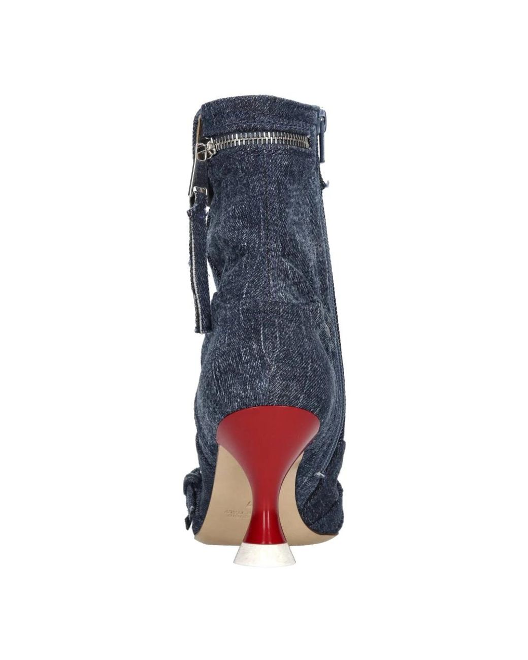 Strategia Blue Heeled Boots