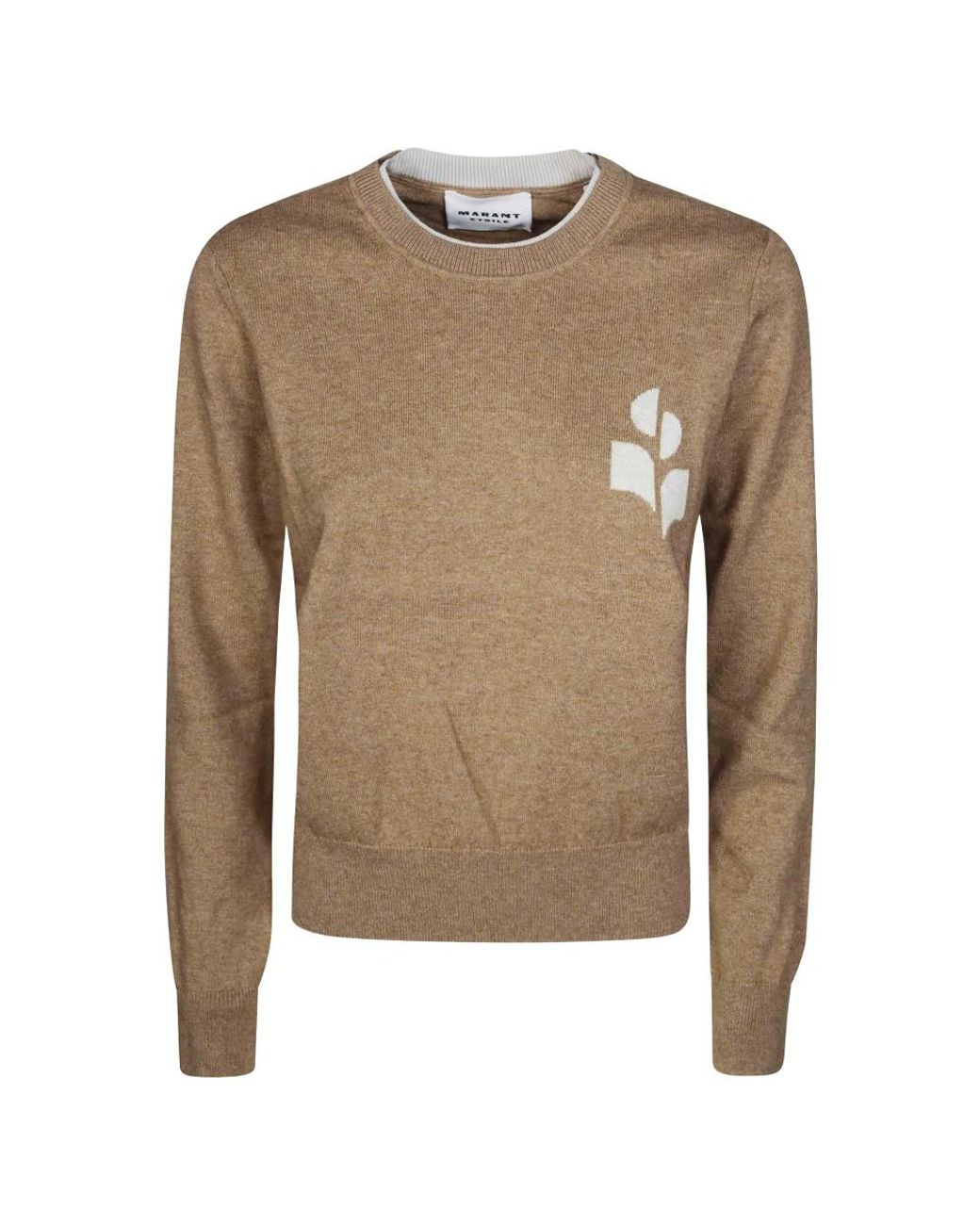 Isabel Marant Brown Round-Neck Knitwear