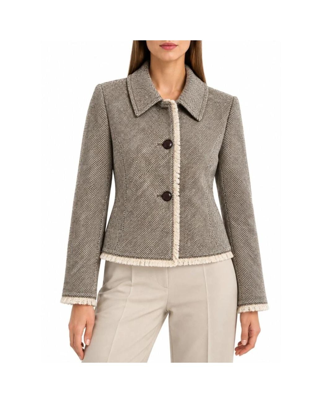Tweed Jackets Marella de color Gray