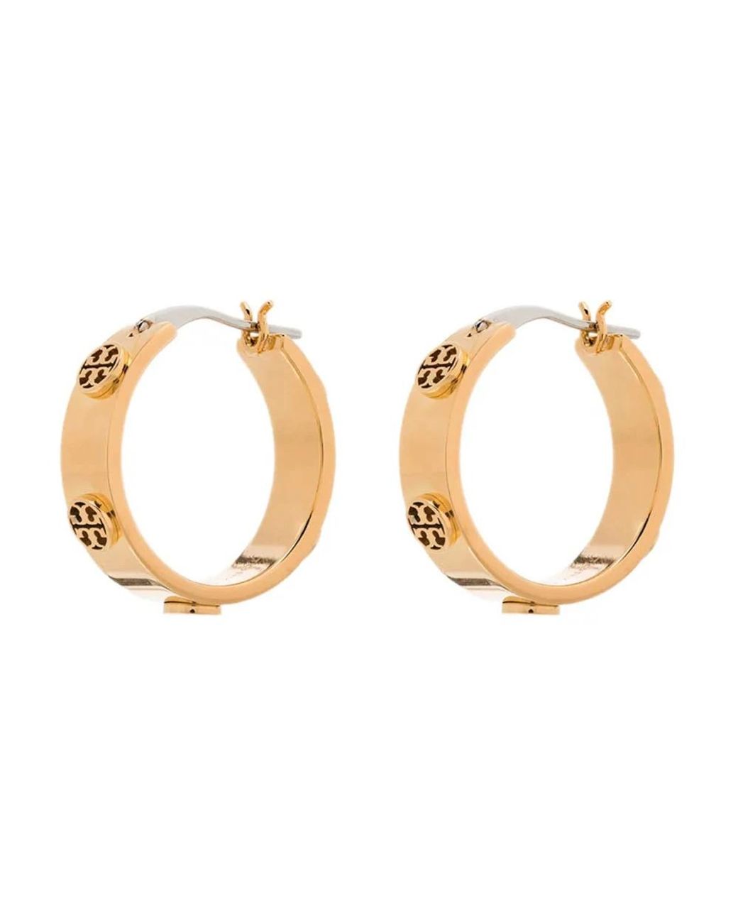 Tory Burch Metallic Miller Stecker Ohrringe