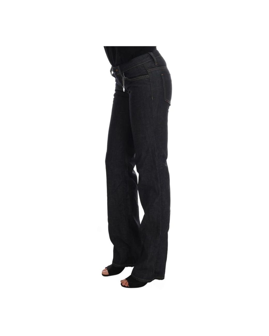 CoSTUME NATIONAL Black Bootcut Jeans