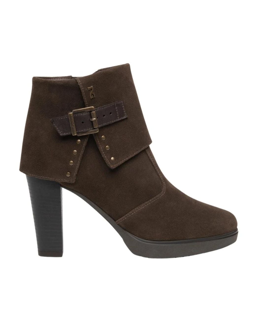 Nero Giardini Brown Heeled Boots