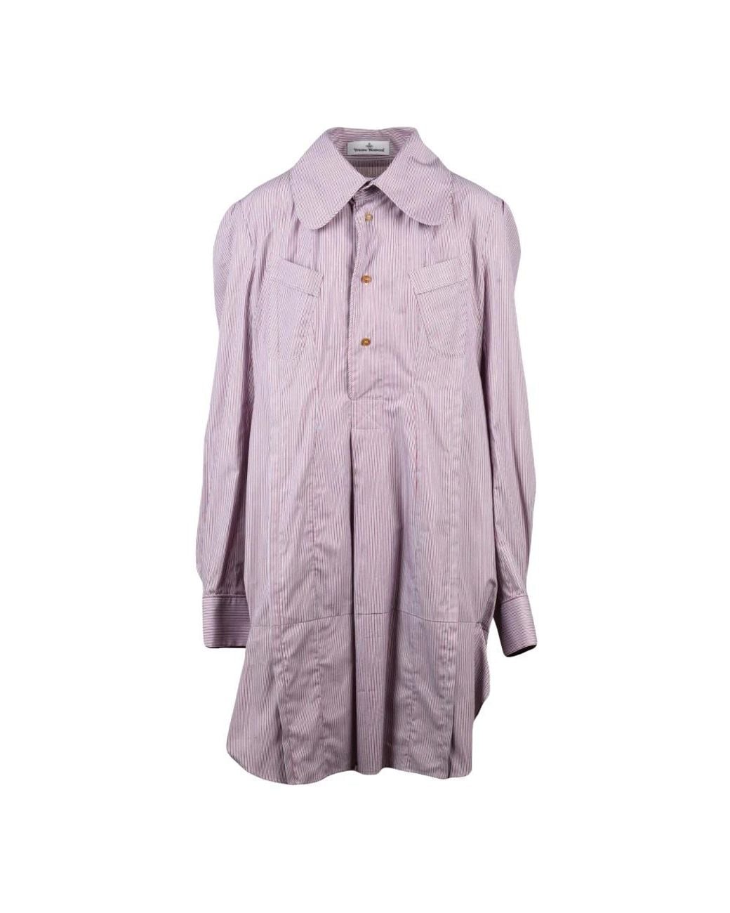 Vivienne Westwood Purple Shirt Dresses