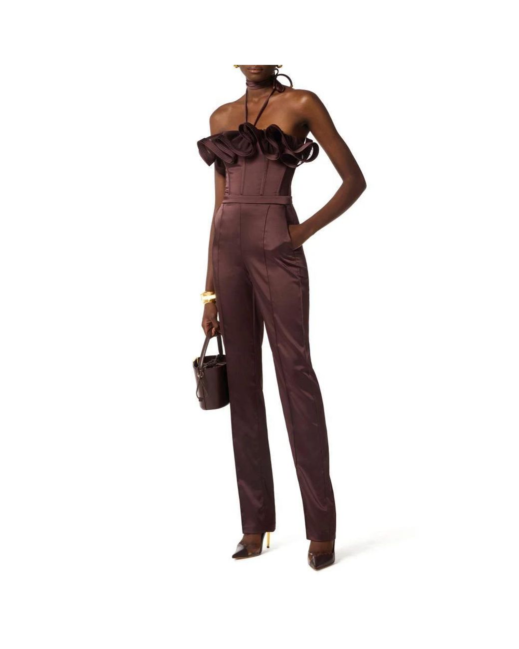 Elisabetta Franchi Red Jumpsuits