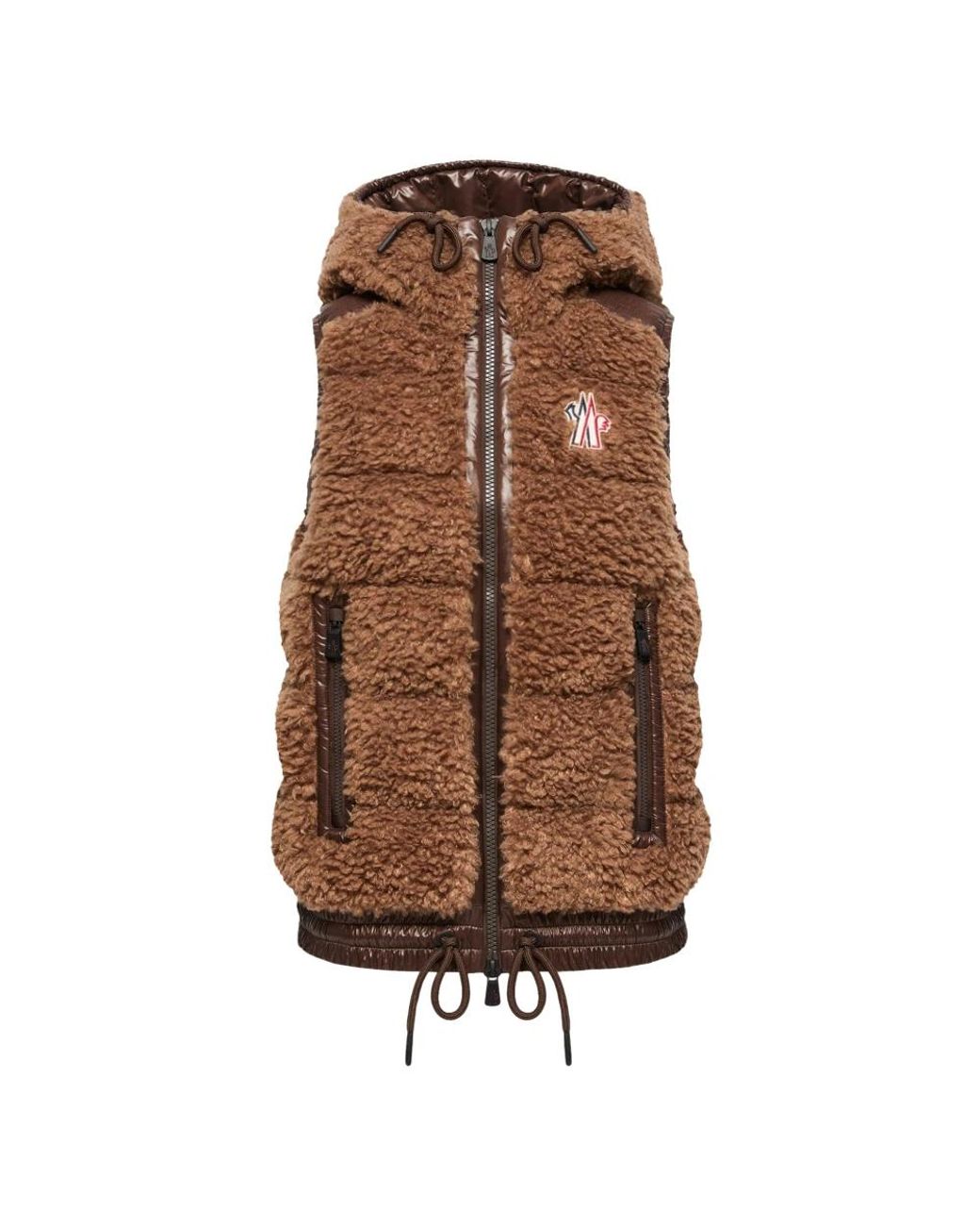 Vests Moncler en coloris Brown
