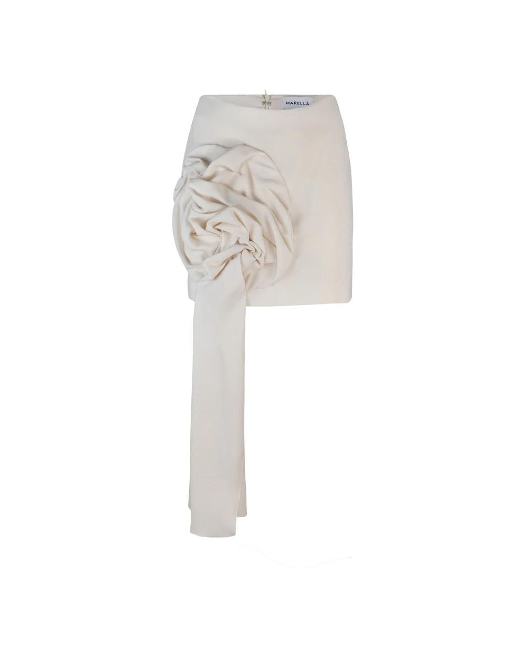 Marella White Short Skirts