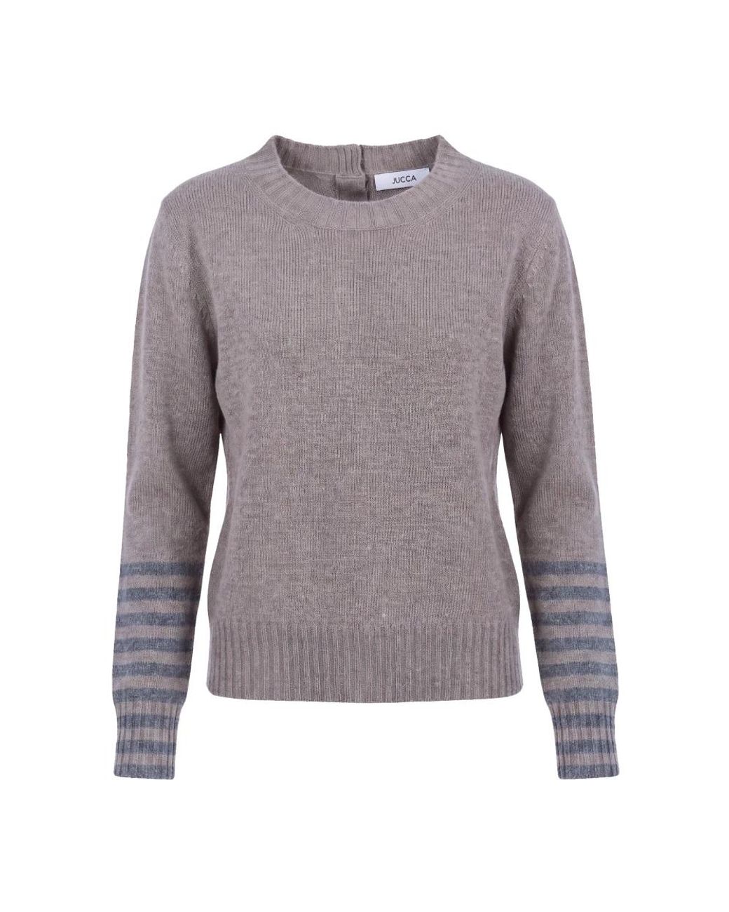 Jucca Gray Round-Neck Knitwear