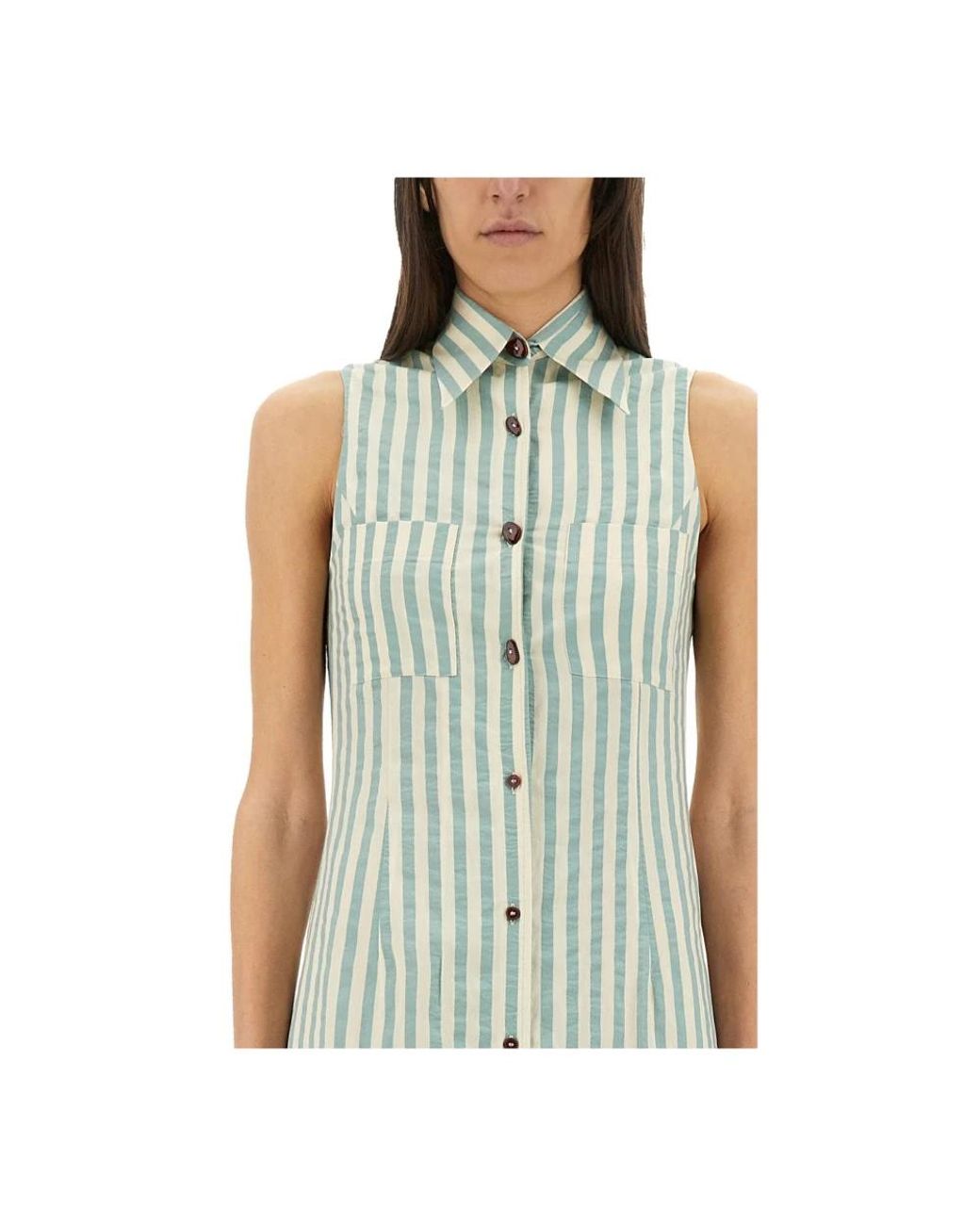Alysi Green Shirt Dresses