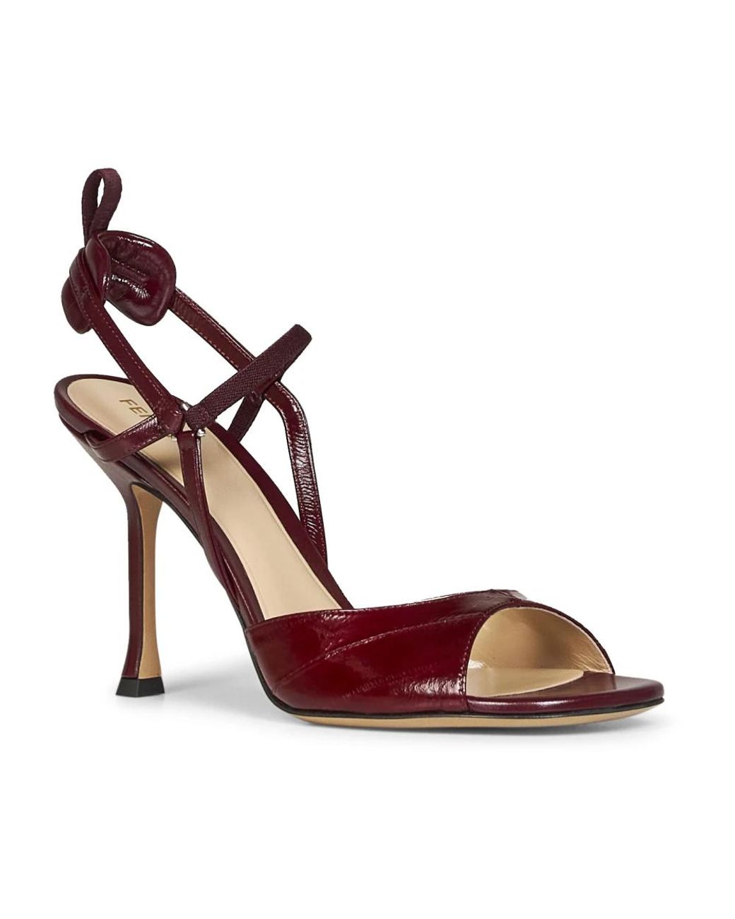 Fendi Red High Heel Sandals