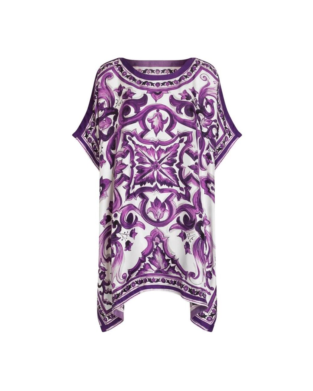 Dolce & Gabbana Purple Short Dresses