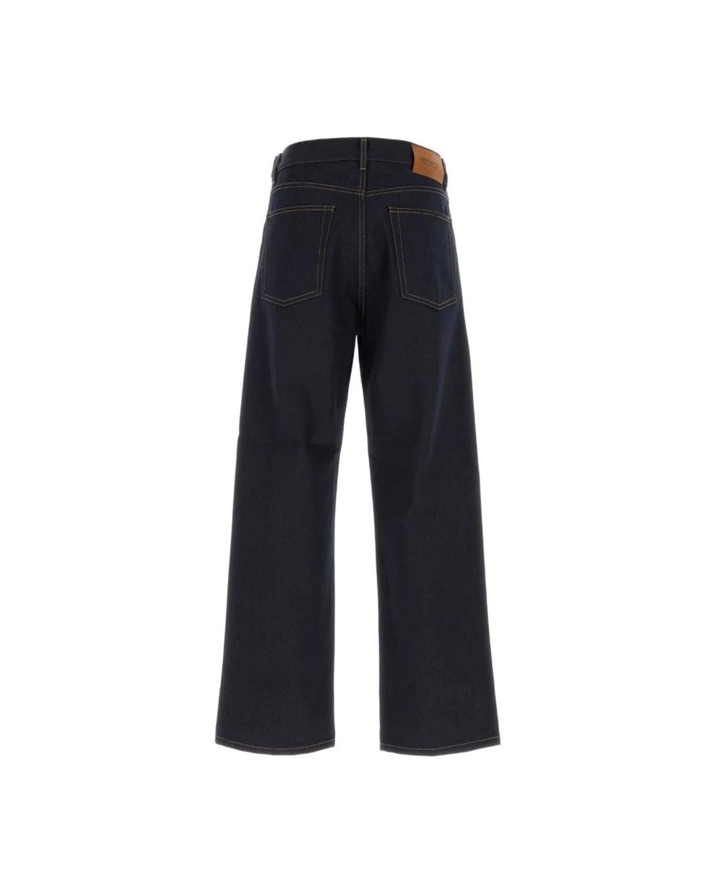 Carhartt Blue Straight Fit Jeans for men