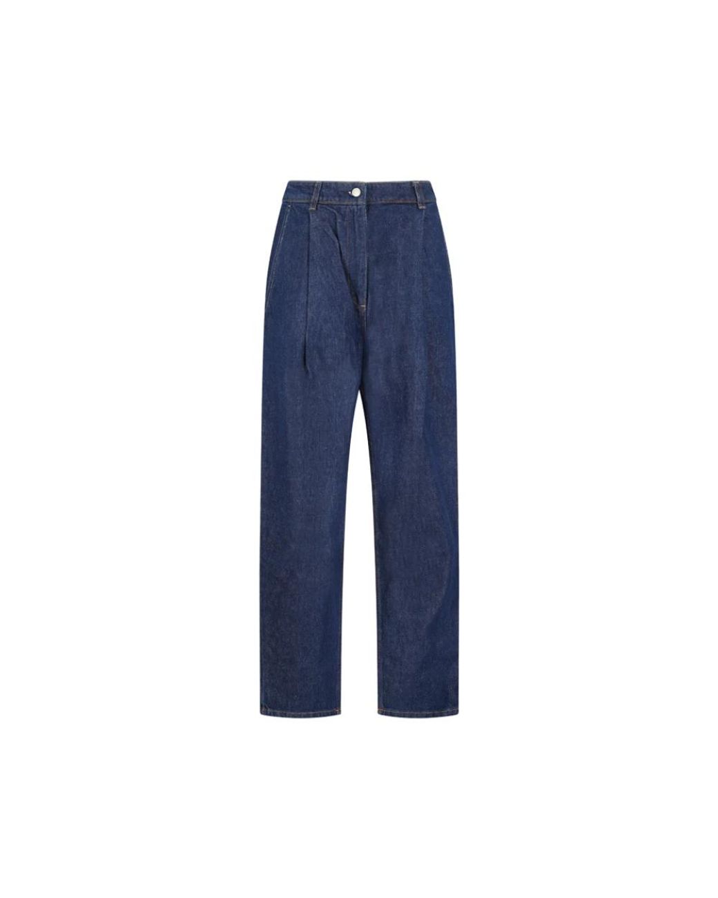 Magda Butrym Jeans ,Blauw ,Denim Denim Toteness Broek in het Blue
