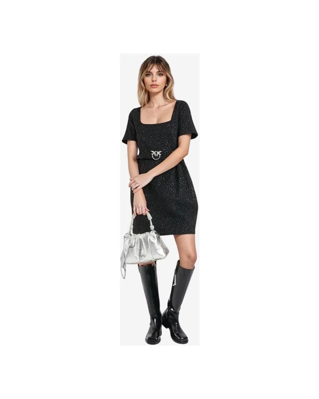 Pinko Black Short Dresses