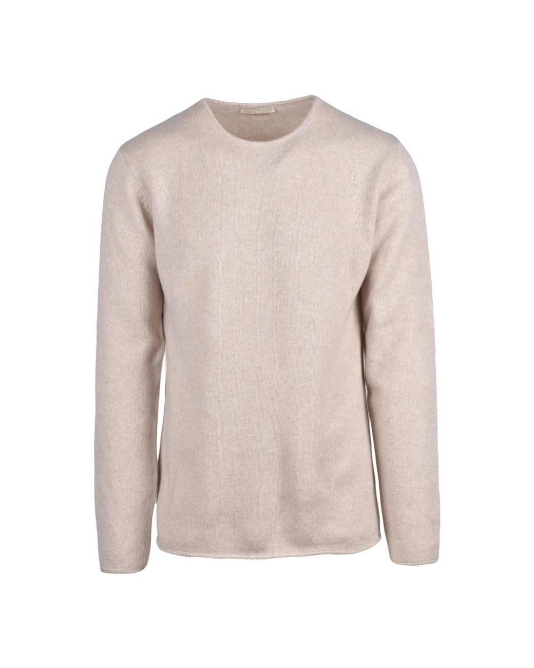 Daniele Fiesoli Natural Round-Neck Knitwear for men