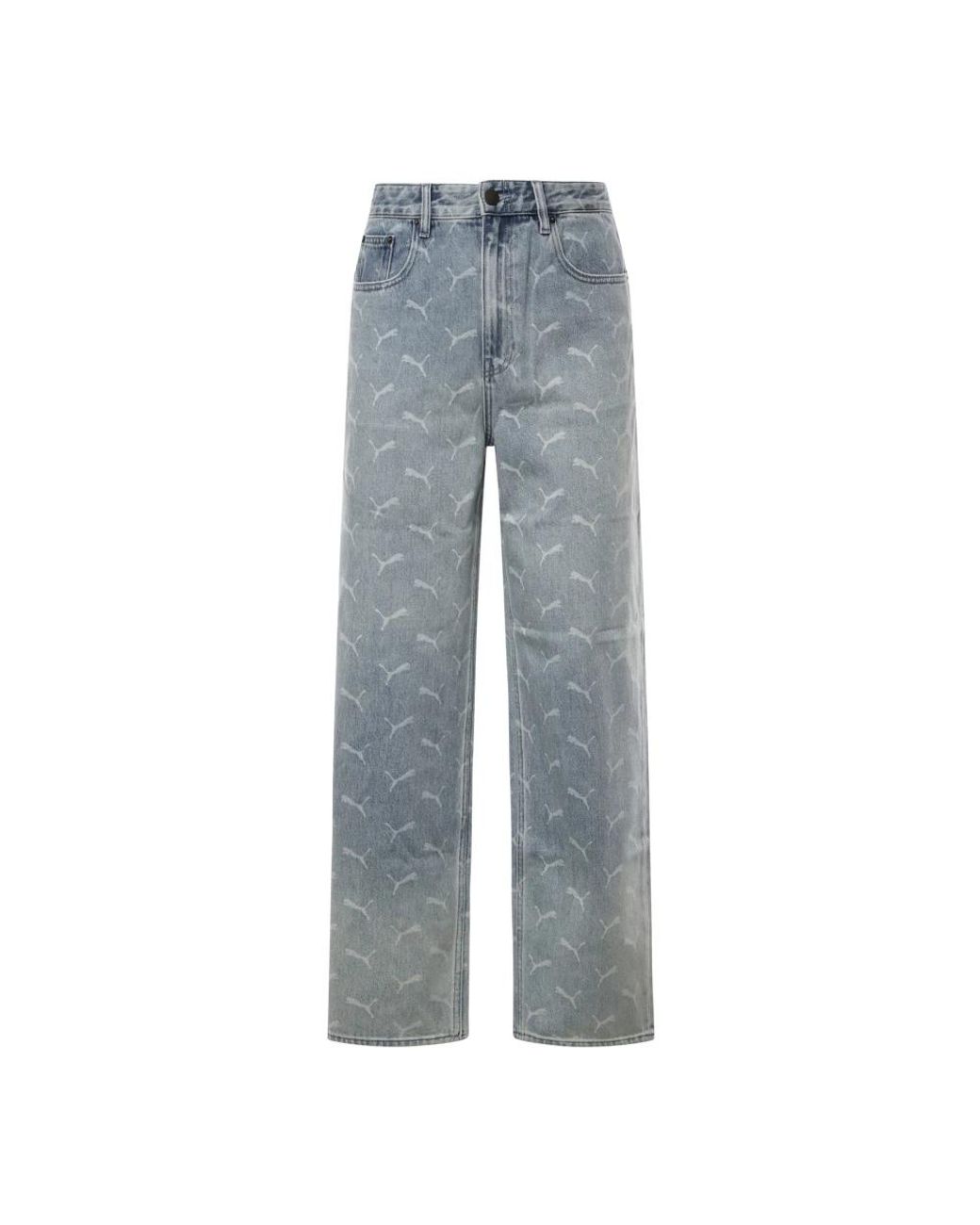 PUMA Blue Straight Fit Jeans for men