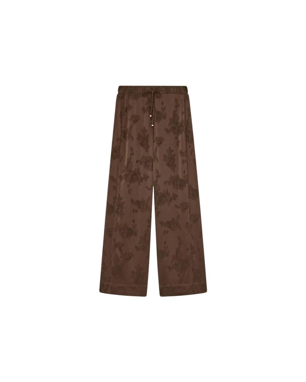 Ganni Brown Wide Trousers