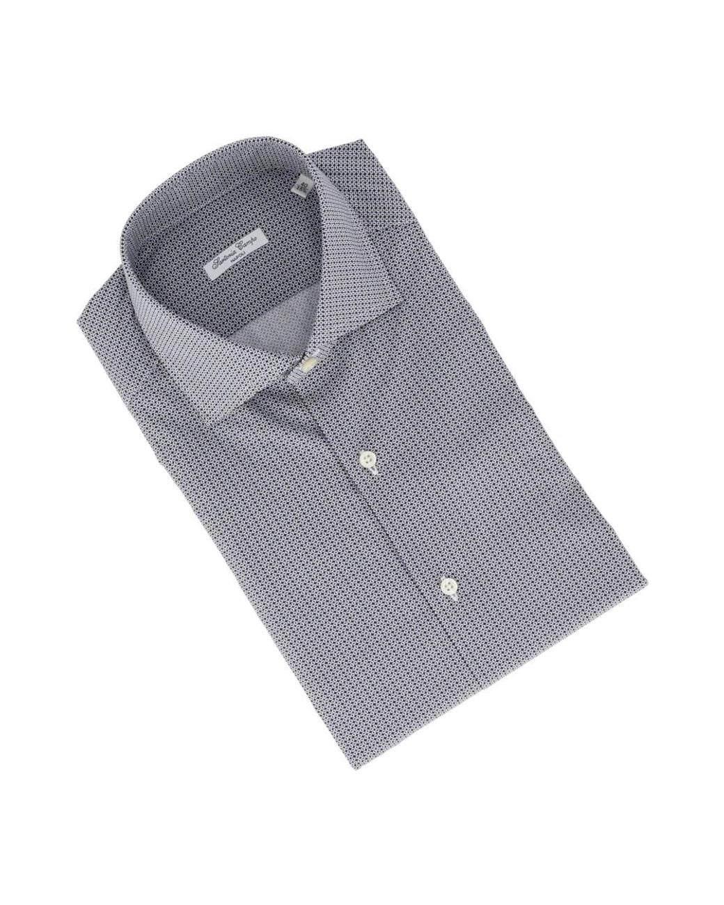 Formal Shirts Sonrisa de hombre de color Gray