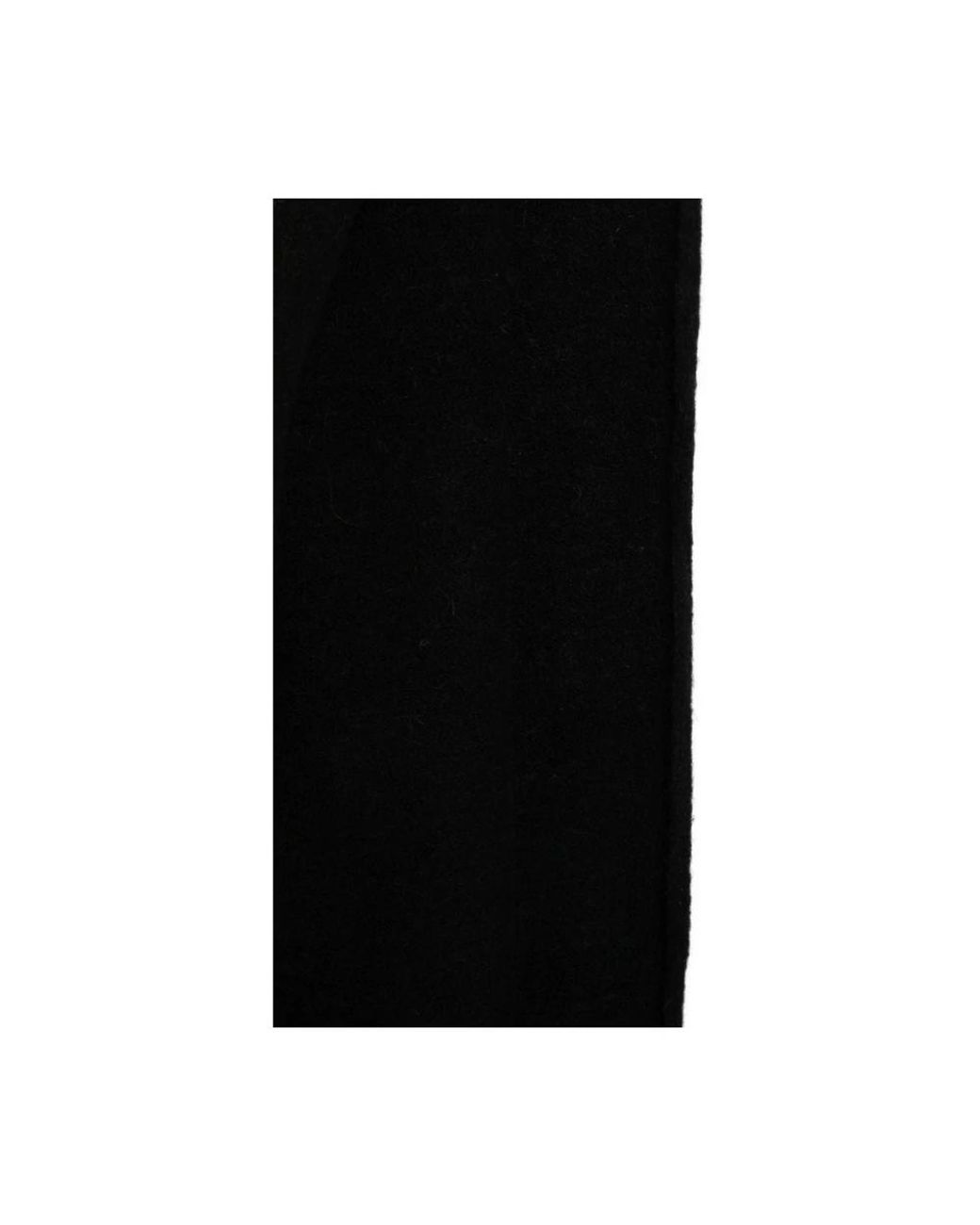DARKPARK Black Feinstrickschal