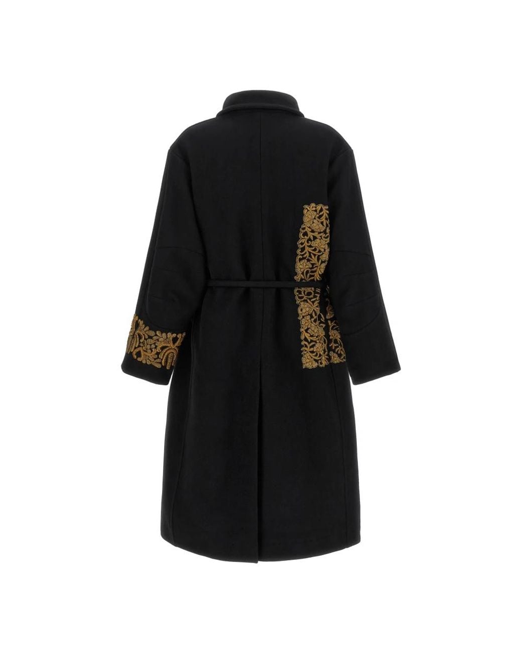 Dries Van Noten Black 'Rain' Coat