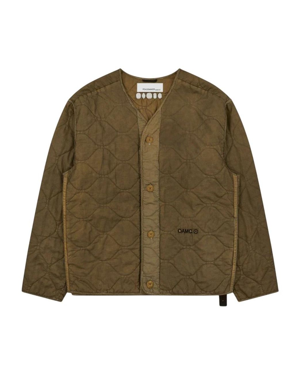 OAMC Jassen ,Groen ,Nylon Combat Liner in het Green voor heren