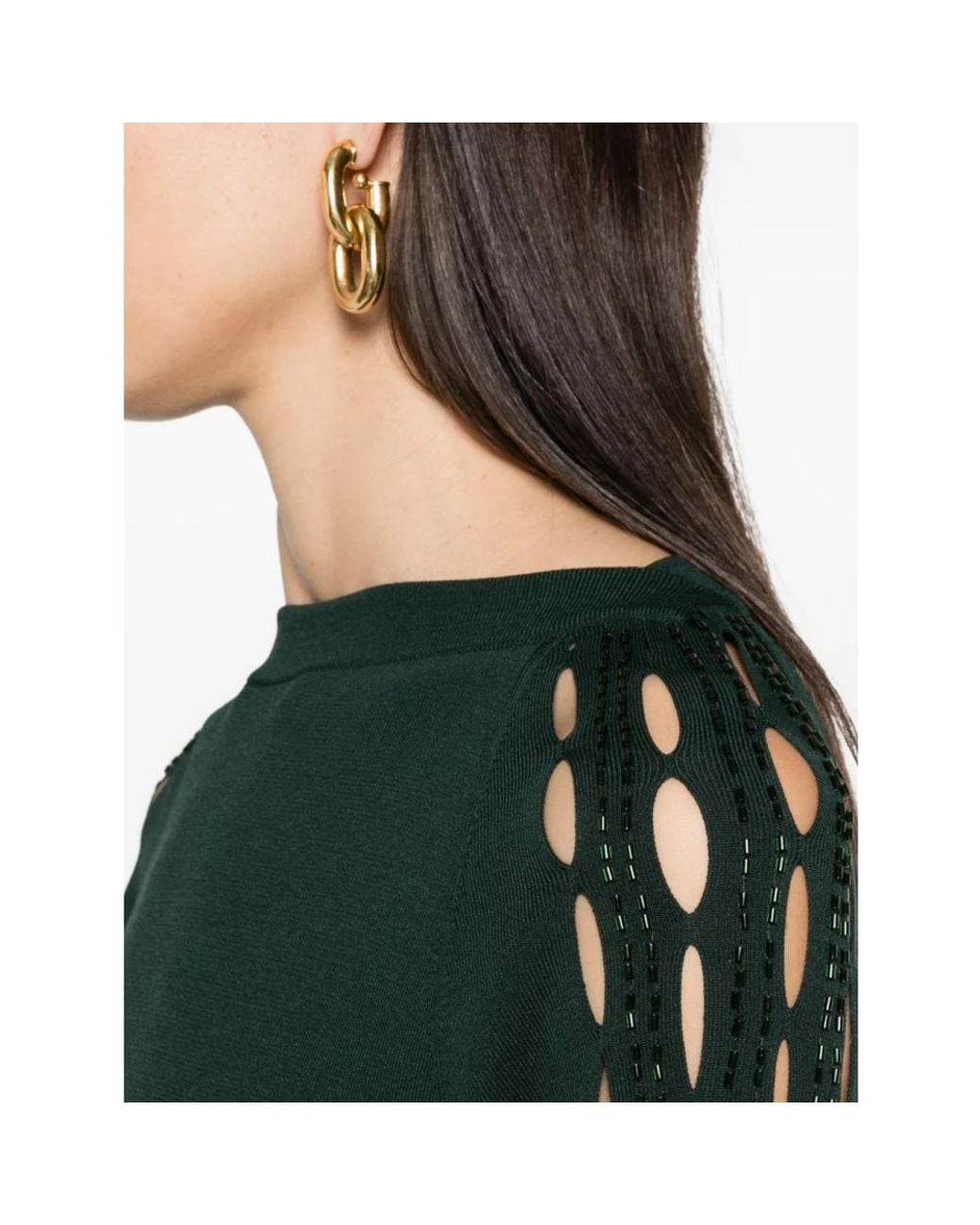 Liu Jo Green Knitted Dresses