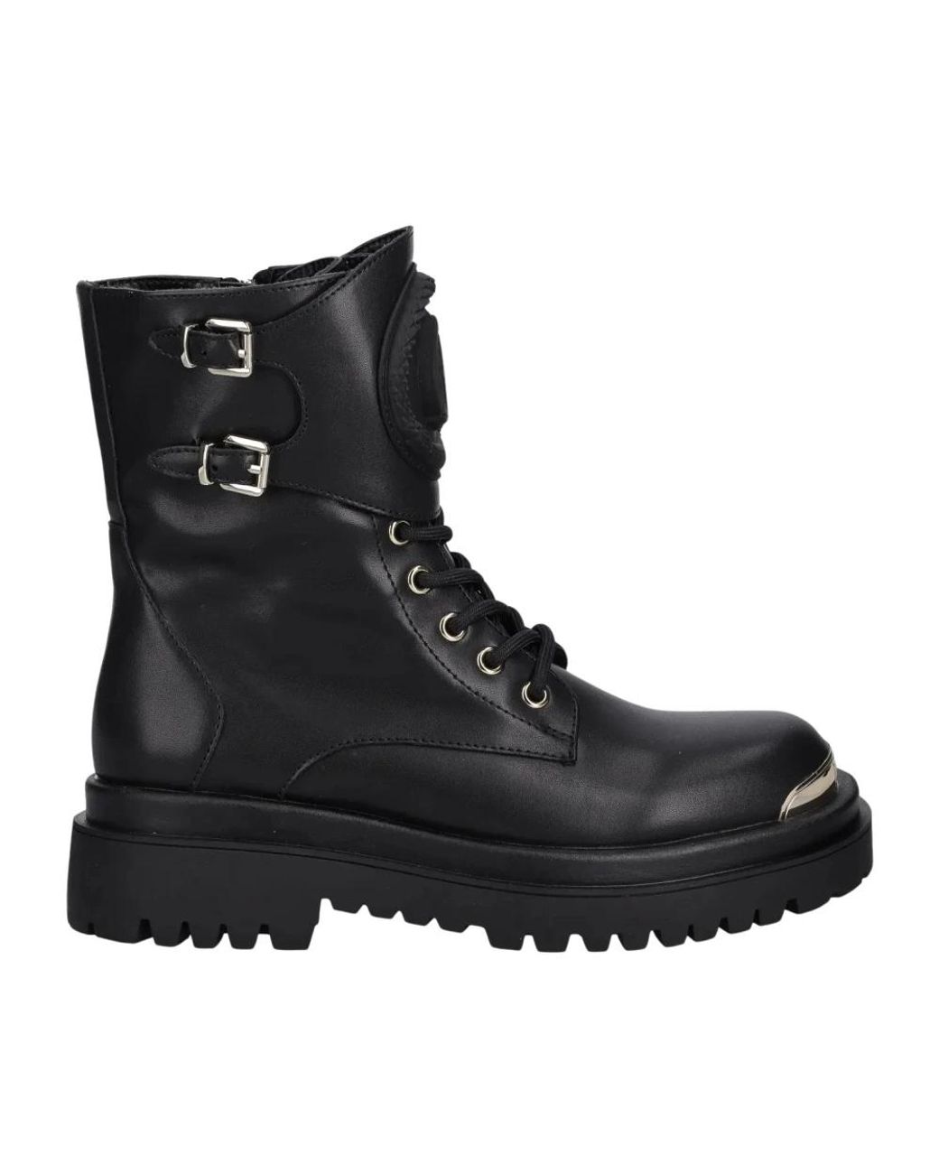 Just Cavalli Black Schnürstiefelette