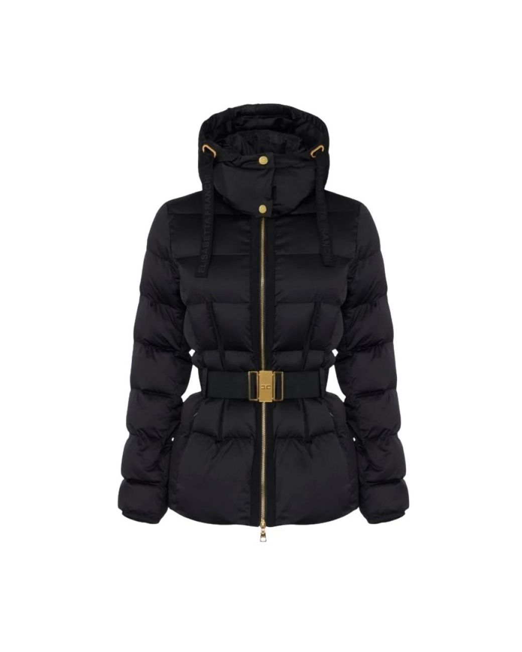 Elisabetta Franchi Black Winter Jackets