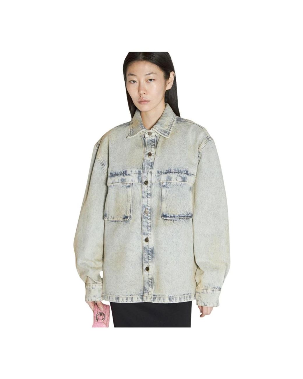 Denim Jackets Guess en coloris Gray