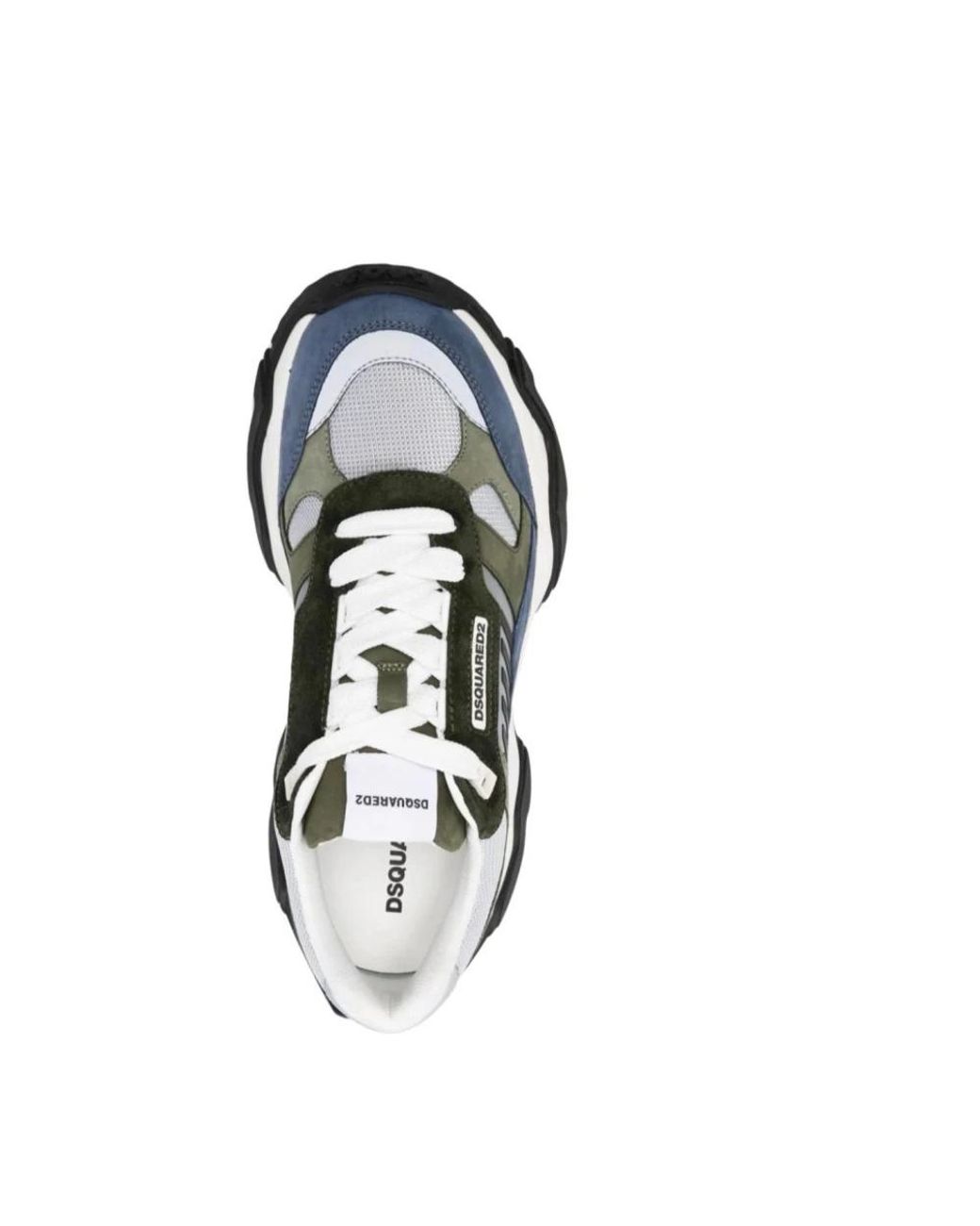 DSquared² White Wave Triple Colour Sneakers for men