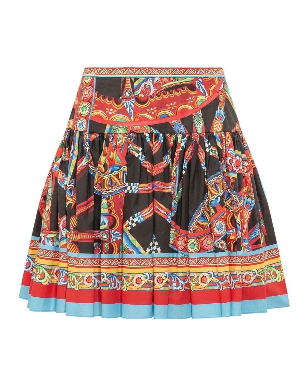 Dolce & Gabbana Red Short Skirts