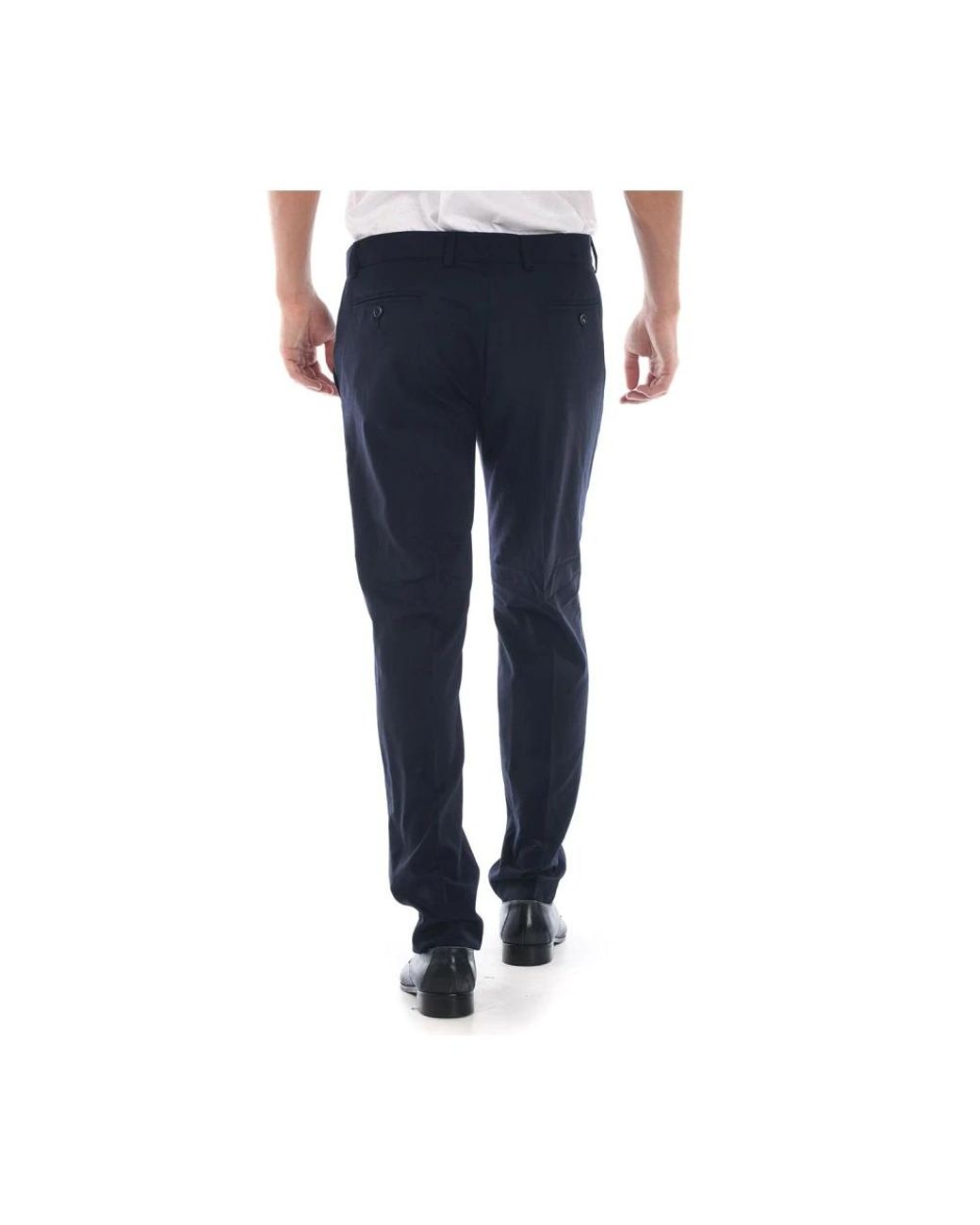 Daniele Alessandrini Blue Suit Trousers for men