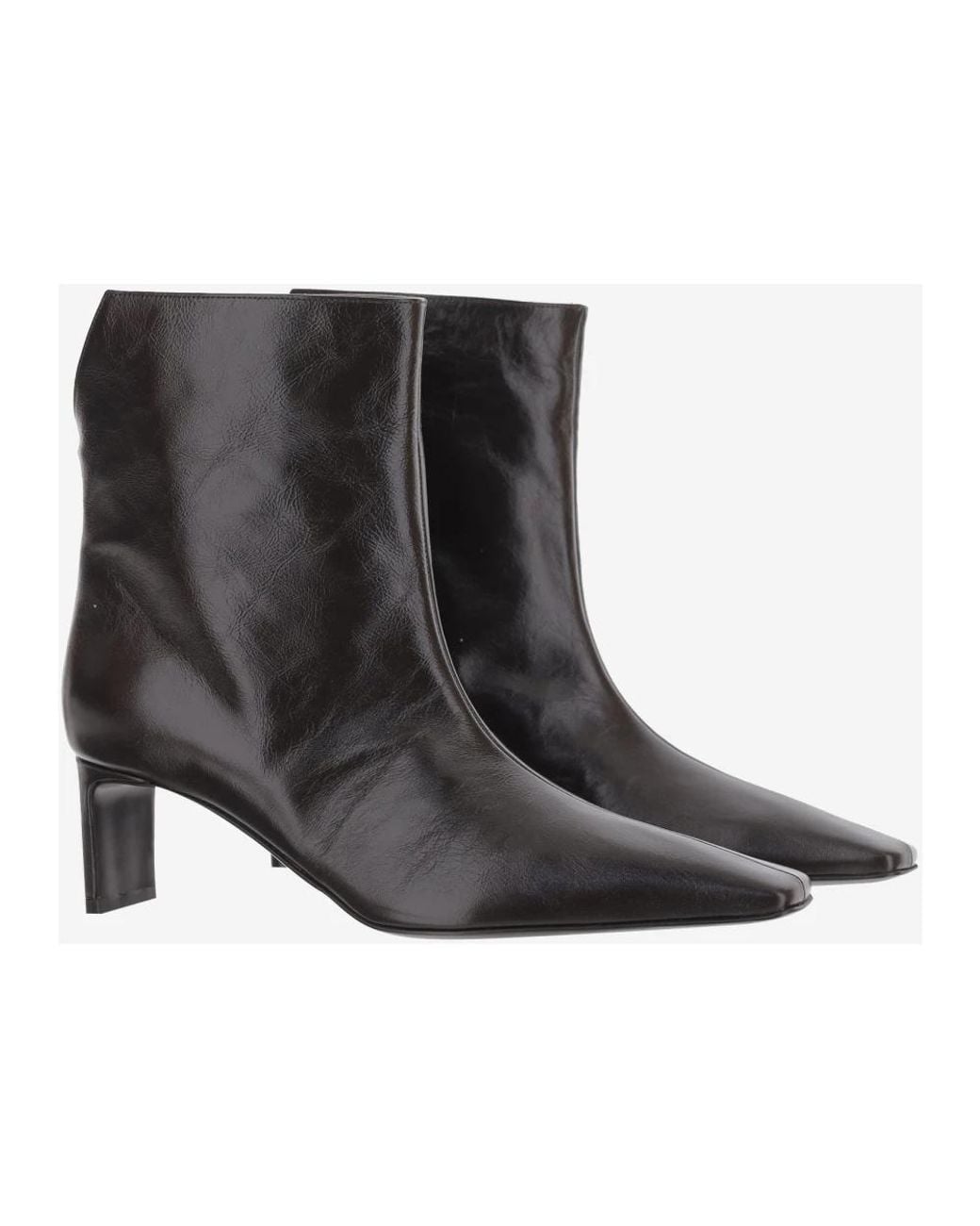 Khaite Black Heeled Boots