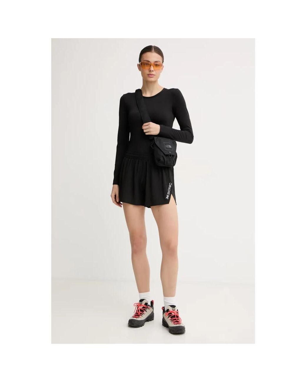 X Bionic Black Streamlite Trail Running Shorts